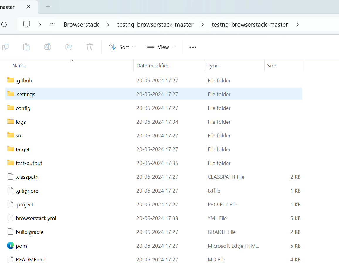 folder structure folder structure