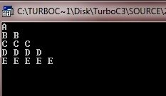 c++ program print pattern of numbers and stars