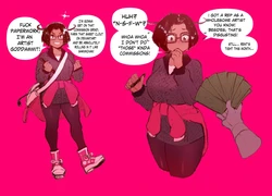 [various] Tsona - Struggling Artist (OC by ThiccwithaQ)