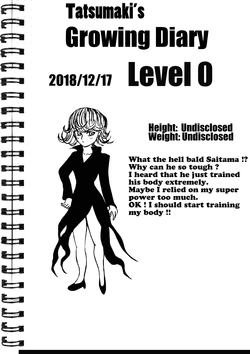 [E19700] Tatsumaki's growing diaries