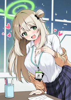 [Kazumiya (Arisu Kazumi)] Nonomi ni Iyashite Morau Hon (Blue Archive) [Textless] [Colorized] {Satansoft} [Digital]