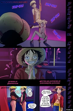 [Nearphotison] Pirate vs. Ninja Strippers (One Piece, Naruto)