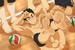 [3rdHarleyJoe] Daichi Sawamura Foot Bukkake
