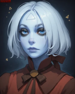 [TheCoomjurer] Vindicta( from Deadlock) - ghost futa footjob [AI Generated]