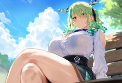 [Himeno] Blacked x Hololive: Snowbunny Fauna (Nor & QoS ver) [Ai-Generated]