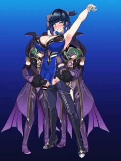 [Futafusutajio (Futafu)] Futanari Yelan Musou Sennyuu (Genshin Impact)[Chinese][笑笑个人汉化]