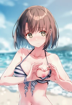 (Raai) Megumi Katou Bikini (Patreon) [Ai Generated]