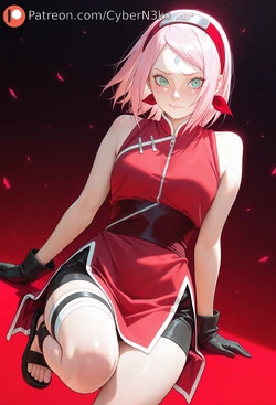 [CyberN3ko] Naruto Shippuden - Sakura Haruno - (Patreon) [AI Generated]