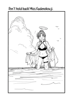 [Putama]  Zenryoku! Kadenokouji  |  Don't hold back! Miss Kadenokouji (Blue Archive) [English] [TheWhiteLine]