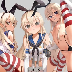 [Kawakami Rokkaku] Shimakaze Collection [Decensored + Edits]