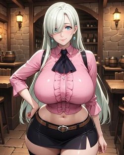 [Konoha Waifus] Elizabeth Liones Exposed [AI Generated]