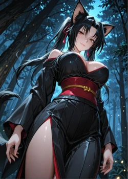 [KALA AI NSFW] Kuroka Toujou - High School DxD (Patreon) (AI Generated)