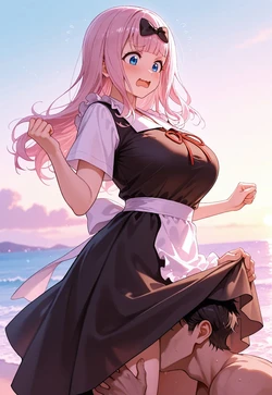 Cunnilingus & Clenched Fists - Beachside Overload [AI Generated]