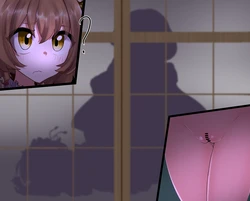 [Artist] Gesususi - When you (Kosuzu) open the shoji screen, you find Akyuu being assaulted by a futanari Mamizou (Touhou Project)