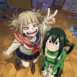 Duderu - Tsuyu Asui x Himiko Toga - My Hero Academia (33 Images) (Patreon) [AI Generated]