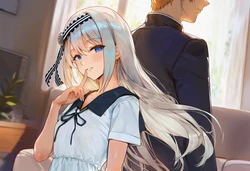 [MOKIIIMOKIII] Shirogane Kei x Shirogane Miyuki [AI Generated]