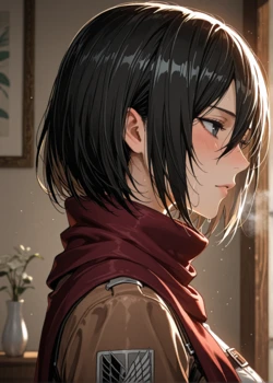 [KALA AI NSFW (VAMA)] - Mikasa Ackerman (Shingeki no Kyojin) (Patreon) (AI Generated)