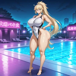 [PS-AI] Thicc Jeanne D'arc Pool [AI Generated]