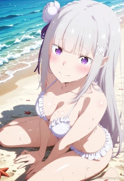 [AIusagichan] Reゼロから始める異世界生活 エミリア ReZero Emilia 421P [AI Generated]