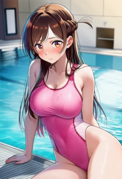 [Bijogi] 水原千鶴ちゃん競泳水着 [AI Generated]