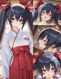 [ヒミノ~] Shrine maiden Noire 140745650 [AI Generated]