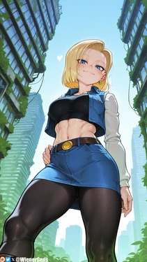 Android 18 (Dragon Ball Z) WienerGens AI Generated