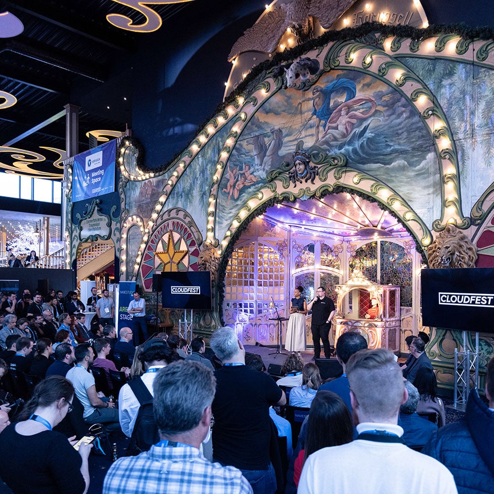 Networking Event at Night