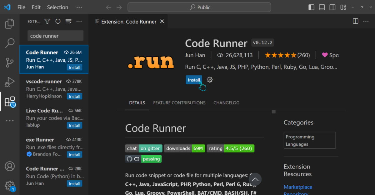 TypeScript Extension in VSCode